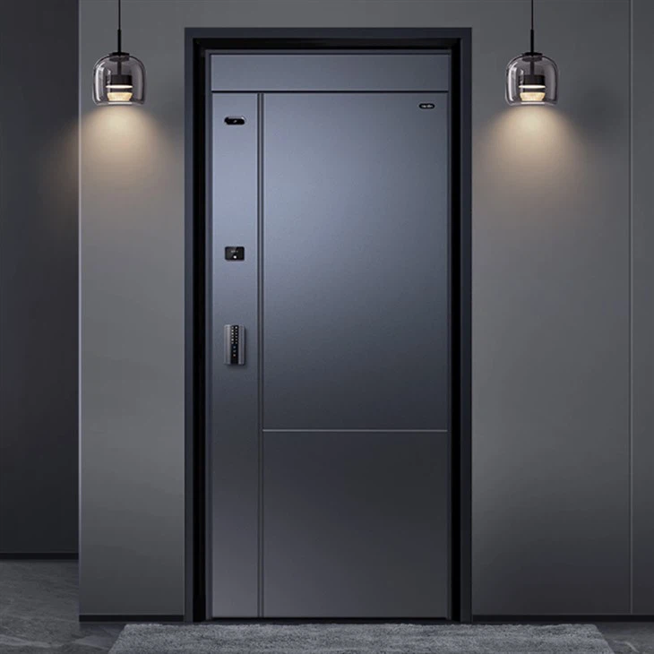 Porte intelligente de sécurité en aluminium